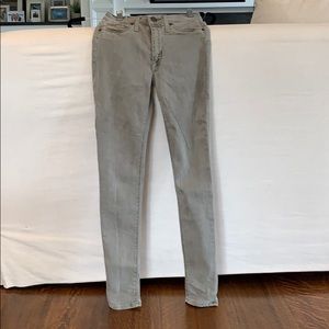 Hudson olive green jeans